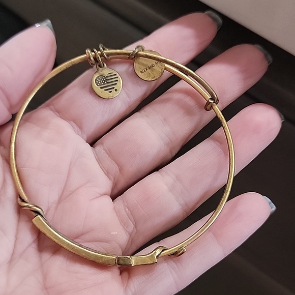 Alex and Ani Mixed Metal Cross Bangle Trio - Gold & Silver Bundle - Picture 7 of 13